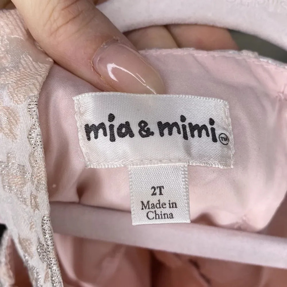 Toddler Princess Pink Tulle Ruffle Dress 2T - Picture 7 of 7